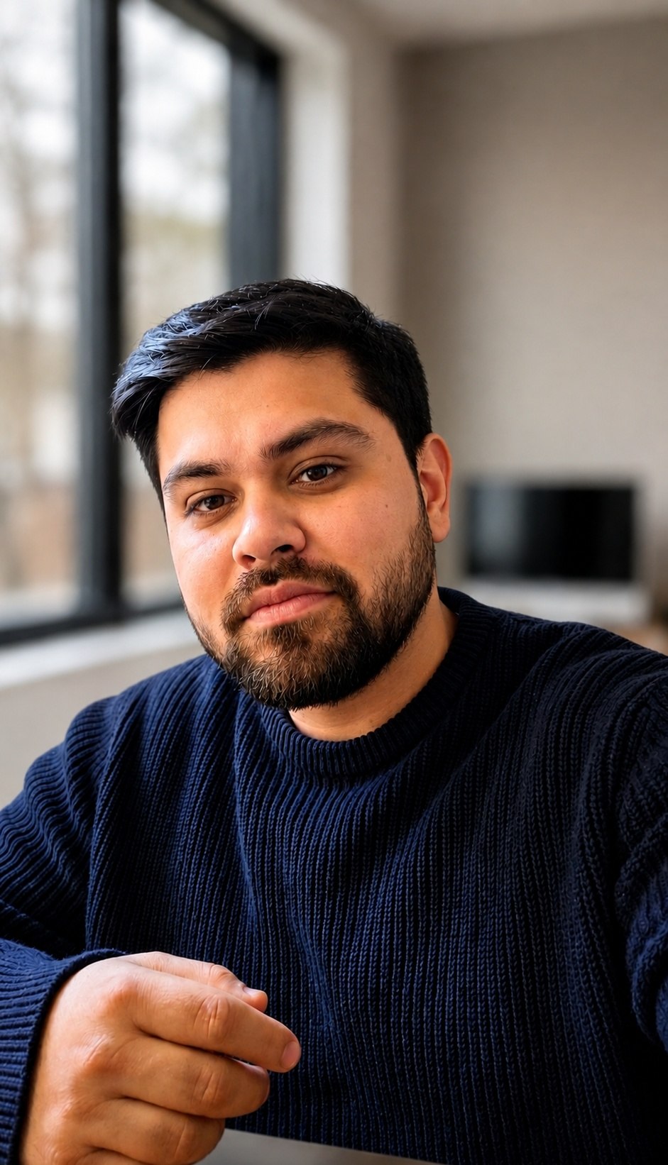 Daniel Romero, fundador de DRM Asesorías, en su oficina